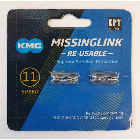 KMC MissingLink 11R EPT Zilver Package