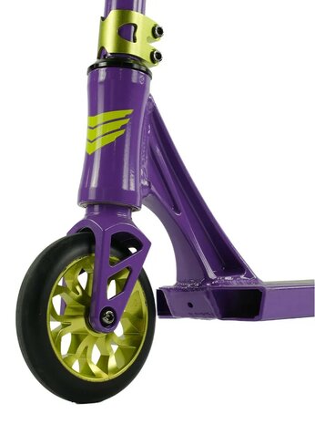 Meybo Rascal Stunt Scooter 120mm Purple/Neon Yellow