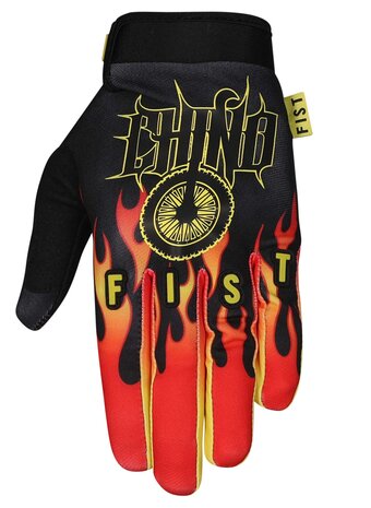 Fist Flame - Chino Bracton - BMX Glove front left