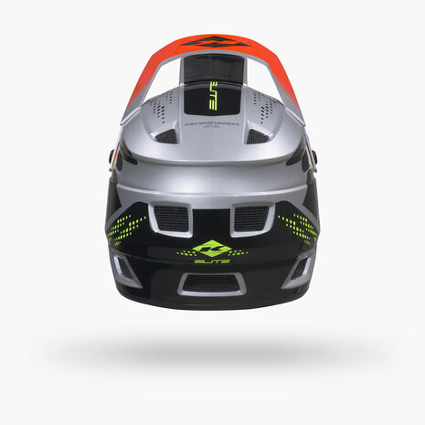 Kenny BMX Elite Helmet Graphic + Silver 2026 Back