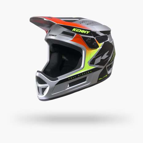 Kenny BMX Elite Helmet Graphic + Silver 2026 Front