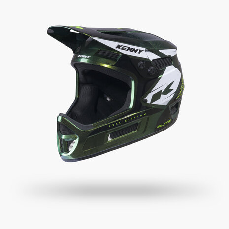 Kenny BMX Elite Helmet Graphic + Green Chameleon 2026 Front