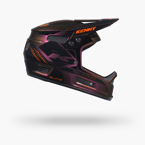 Kenny BMX Elite Helmet Graphic + Orange Chameleon 2026 Side