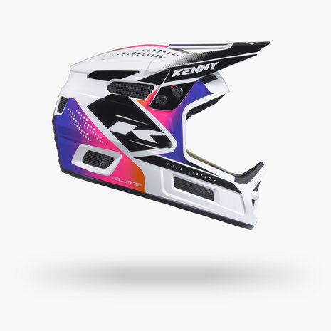 Kenny BMX Elite Helmet Graphic + White Gradient 2026 Side