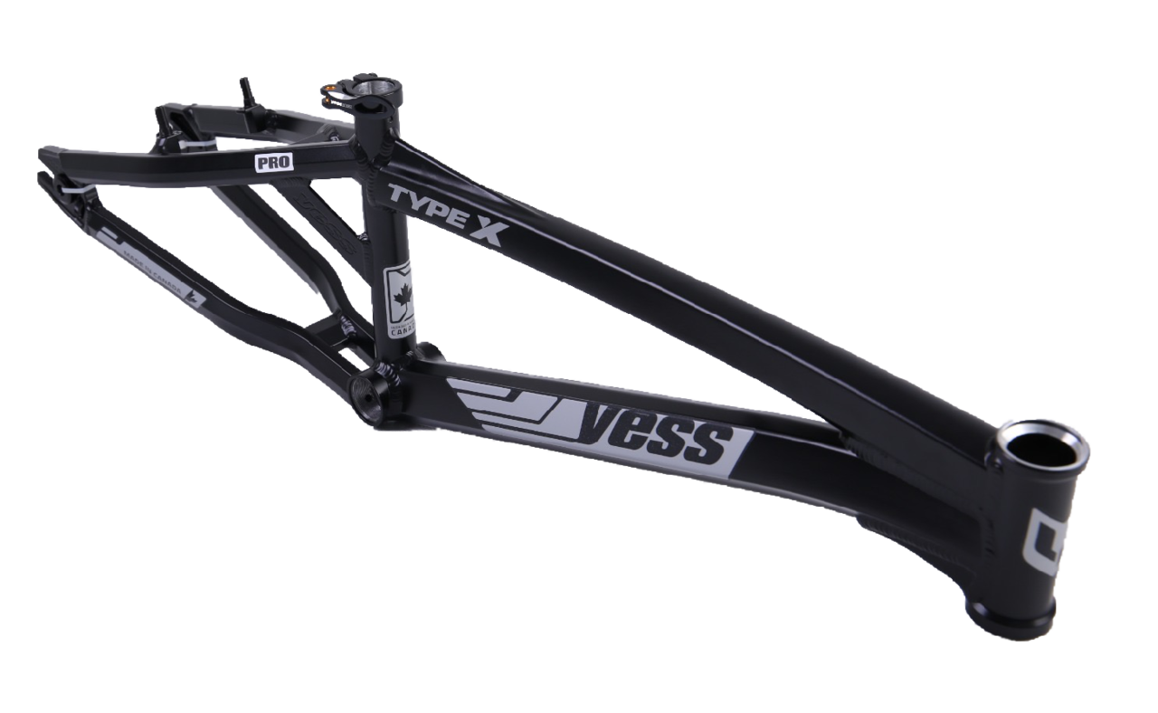 Yess Type X Frame Stone Black BMX World De BMX Specialist