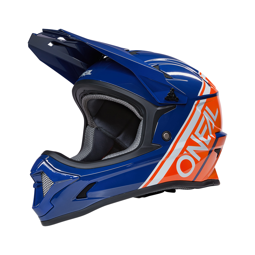 O Neal Sonus Solid Blue Orange Helm BMX World The BMX Specialist