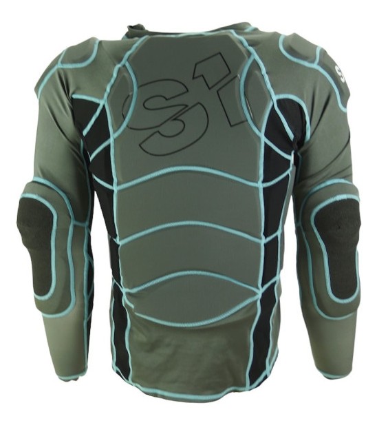 S1 Defense Elite 2.0 High Impact Jacket Youth Blue - BMX