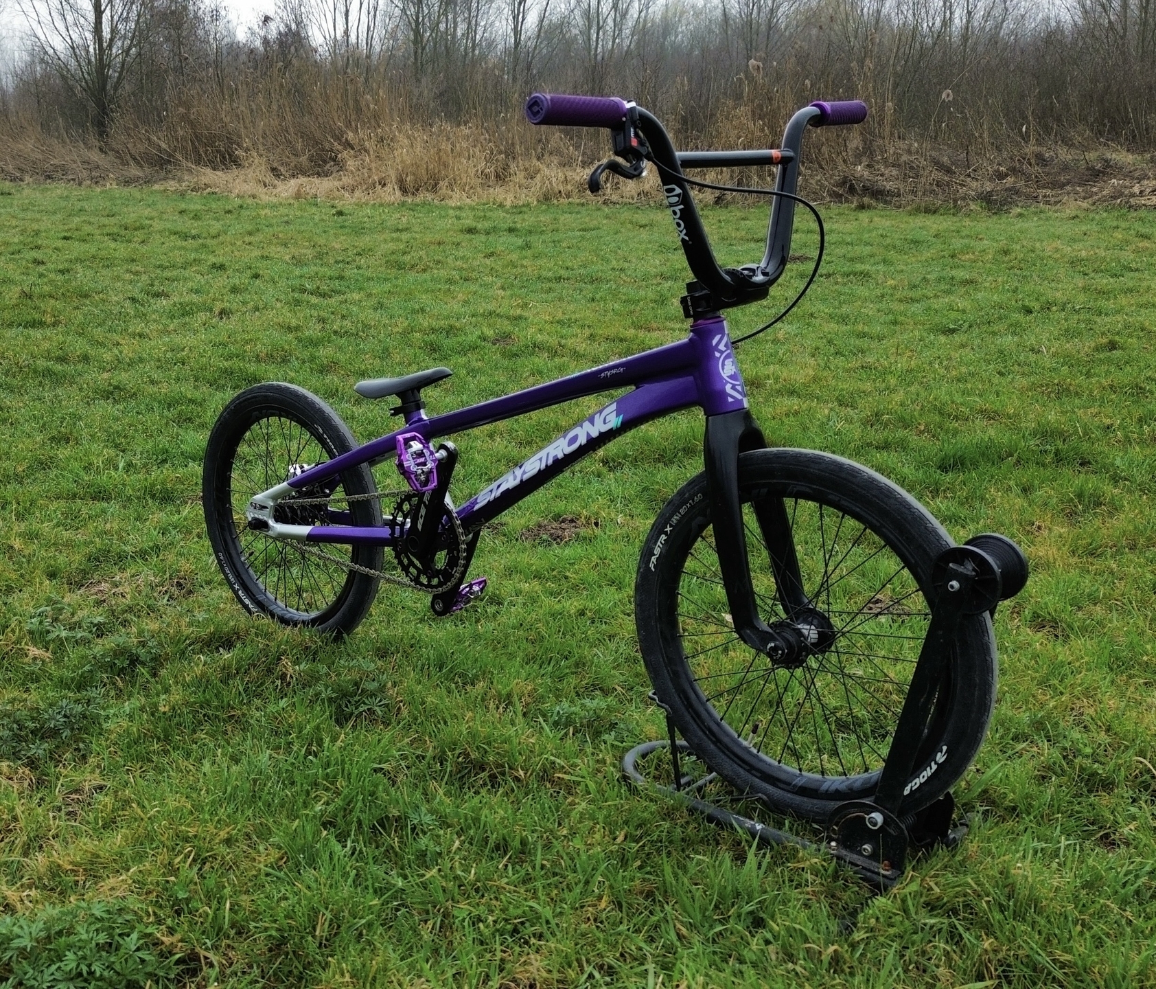 Custom opgebouwde BMX fiets