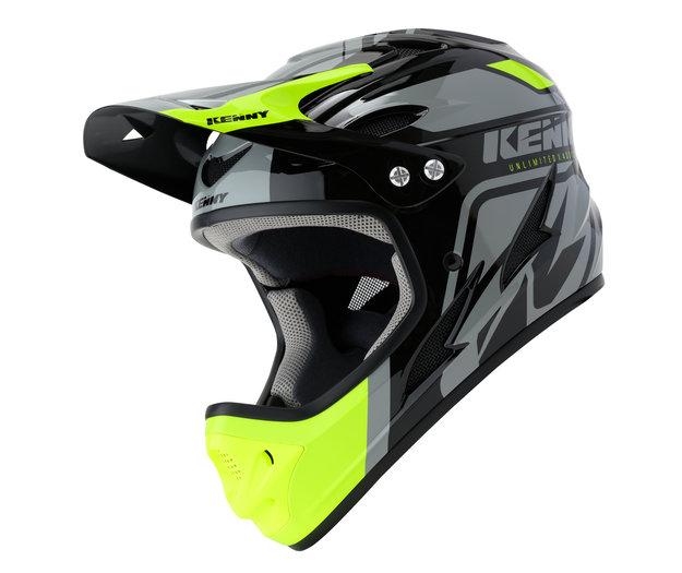 Kenny Downhill helm Black Neon Yellow BMX World De BMX Specialist