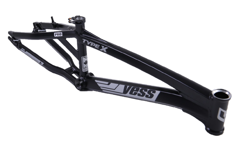 Yess Type X Frame Stone Black - BMX World - De BMX Specialist