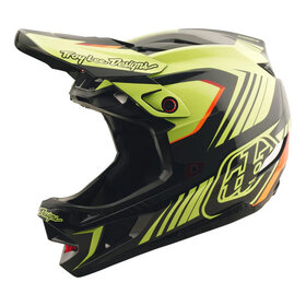 TLD D4 Polyacrylite Helm Qualifier Black-Yellow Najaar 2025