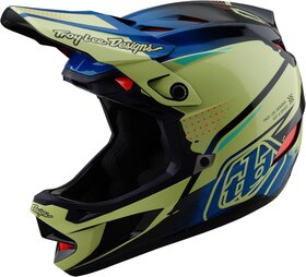 TLD D4 Composite Helm Drip Yellow 2025