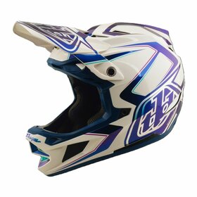 TLD D4 Composite MIPS Helm Flared - White/Indigo 2026