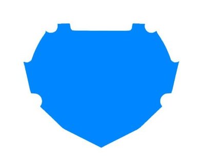 BOX Achtergrond Sticker Blauw Groot