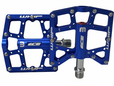 ICE Whip Flat Pedal Bleu