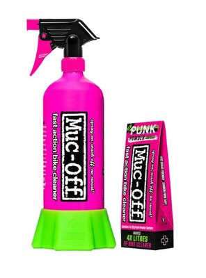 Muc-off Botle for life en Punk Poeder