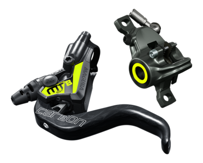 Magura MT8 SL 1-Finger Carbon Lever Disc Brake Kit Post Mount