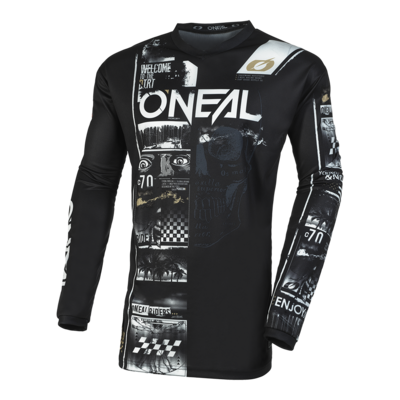 O'Neal Element Element Attack Jersey Youth Black/White
