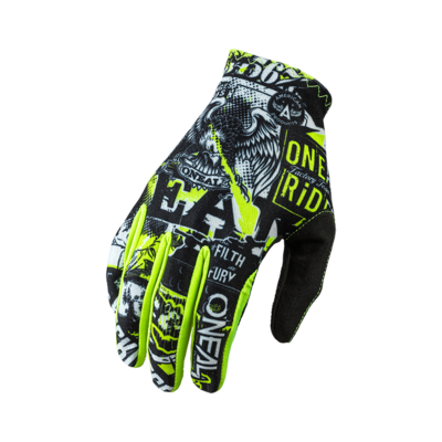 O'Neal  Matrix Attack Handschoen V.24 Zwart/Neon Geel