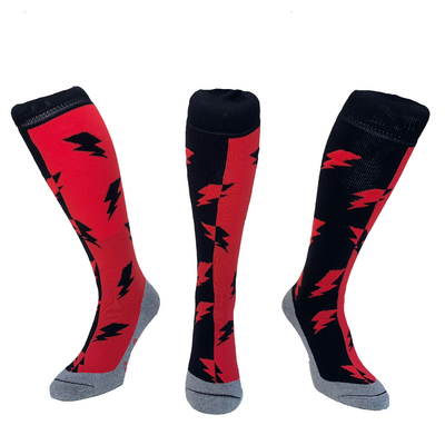 Hingly Socks Bliksem Rood/Zwart