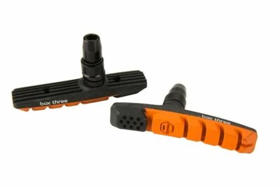 Box Three Air Flow Brake Pads 70mm Orange