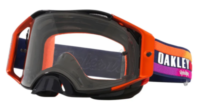 Oakley Airbrake MX TLD Navy Sunrise - Clear Lens