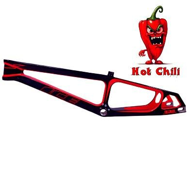 ICE Raptor Carbon Frame Chili - Black/ Red