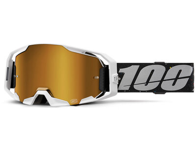 100% ARmatic Goggle RapidRacer - Mirror True Gold Lens