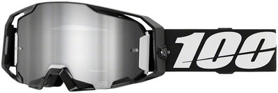 100% ARmatic Goggle Black - Mirror Silver Flash Lens