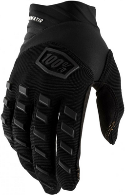 100% Airmatic Youth Gloves Black/Charcoal