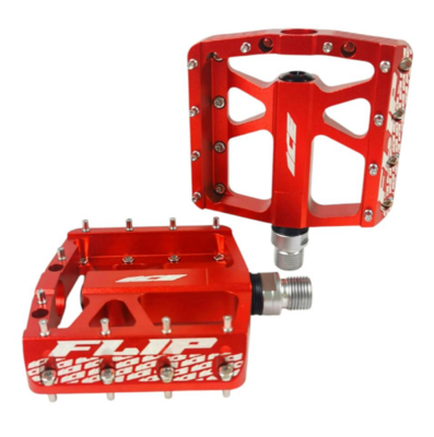 Pédale ICE Flip CNC Rouge