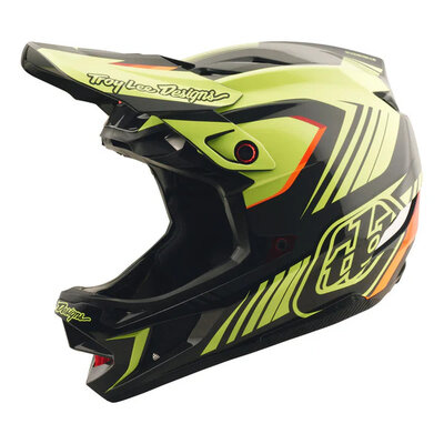 TLD D4 Polyacrylite Helm Qualifier Black-Yellow Najaar 2025