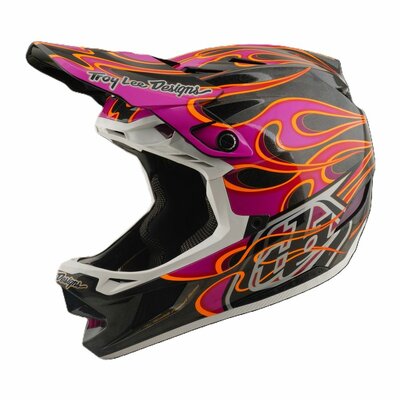 TLD D4 Carbon MIPS Helm Torched - Carbon/Magenta 2026
