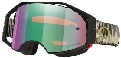 Oakley Airbrake MTB Goggle Black Mist - Prizm Jade Lens