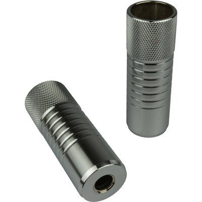 BMX Axle Pegs 38mm 10/14mm z/draad Zilver