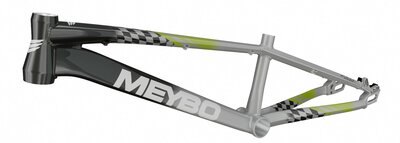Meybo Holeshot G14.2 BMX Race Frame Silver/Black 2027
