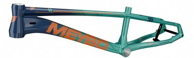 Meybo HSX Alloy G4.2 BMX Race Frame Petrol/Orange